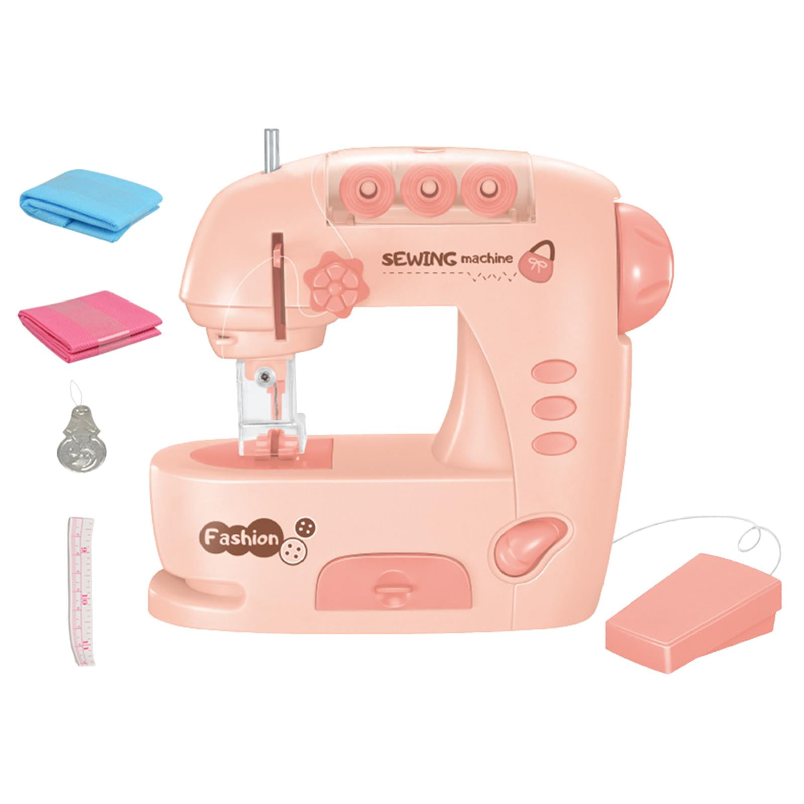 Bothyi - Mini Máquina De Coser Para Niños Juguete Educativo Para Niños Niños Rosa