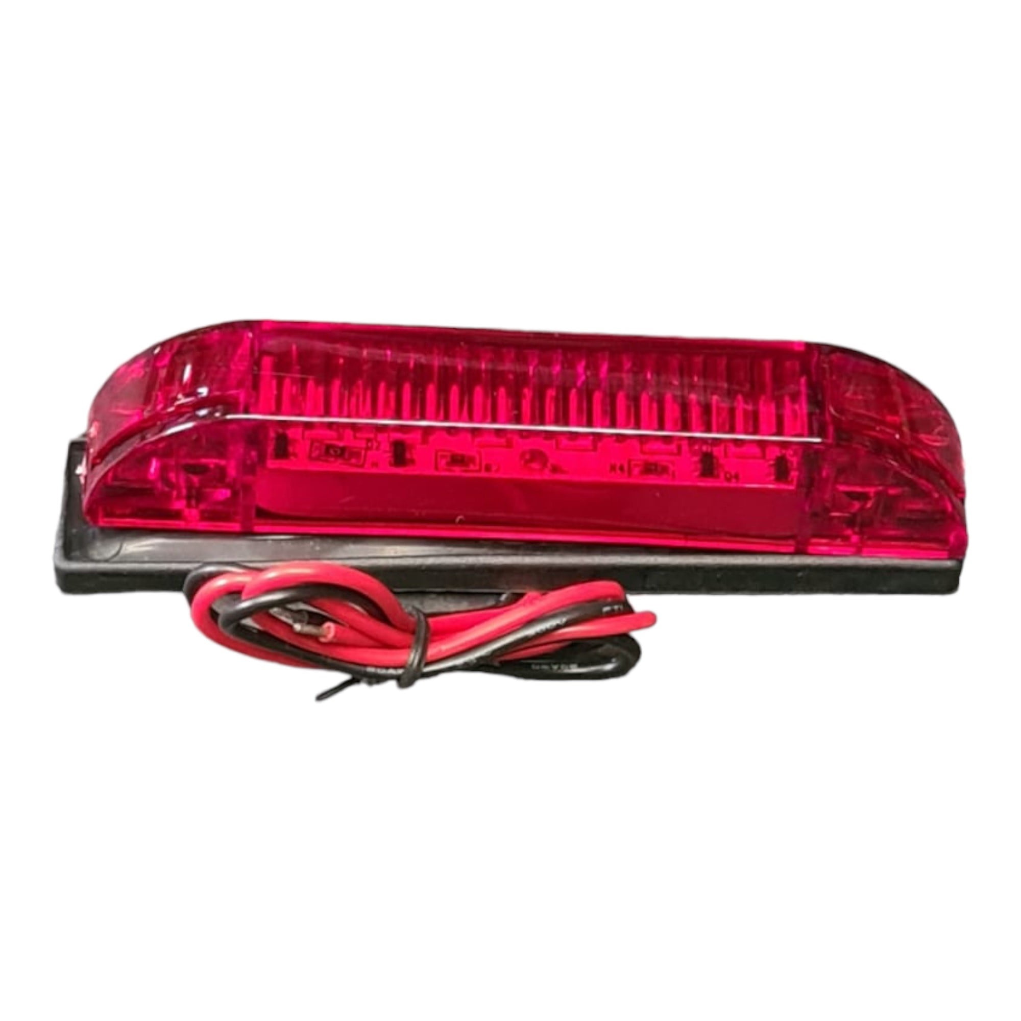 Rpc - Foco Lateral Led Rojo 12 Y 24 Volts