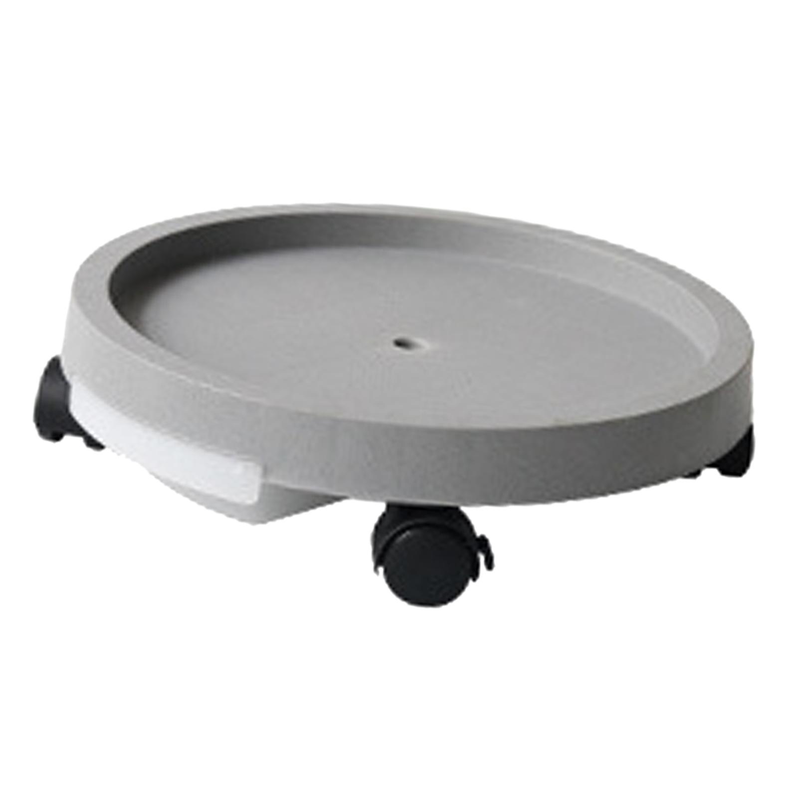 Magideal - Bandeja De Macetas Movibles Con Ruedas Universales Maceta Caddy Bandeja De Jardinera De Almacenamiento De Cojinete Alto Redondo Para Tienda Hotel