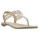 thumbnail image 3 of Sandalia Chalada Mujer Alki-5 Dorado Plana, 3 of 6