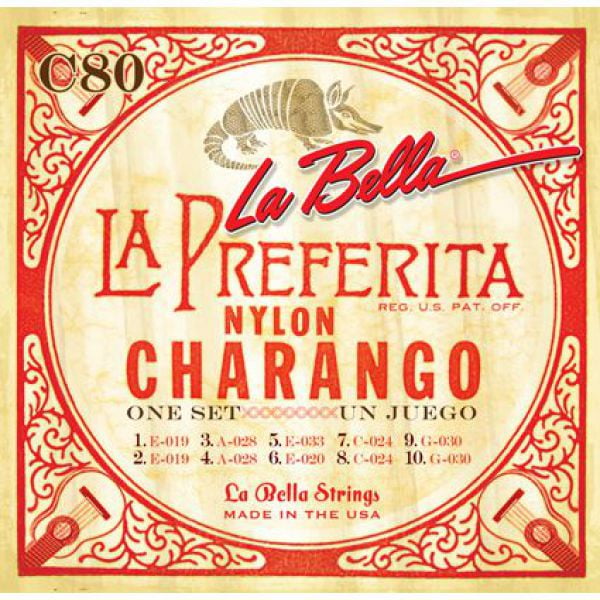 La Bella - Set Charango C80