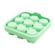 thumbnail image 2 of Fabricantes De Bolas De Hielo Bandeja De Cubitos De Hielo Reutilizable De 6 Cm De Diámetro Para Bebidas Dulces 9 Rejillas Verde, 2 of 3