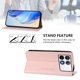 thumbnail image 3 of Funda Billetera con Soporte para Xiaomi Poco F6 Pro Bloqueo RFID Plegable Rosa, 3 of 6