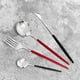 thumbnail image 2 of XmhyTop Juego de Cubiertos de Cocina de 24 Piezas, Inoxidable, Color rojo platado, Ideal para Hogares y Eventos, 2 of 5