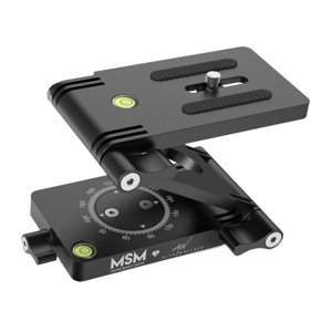 Bothyi - Placa De Liberación Rápida Negra Portátil Plegable Con Soporte De Carga De 4Kg Con Cabezal Inclinable En Forma De Z