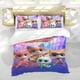 thumbnail image 5 of Súper Gatitos Súper Kitties Conjunto de sábanas temático, trío de piezas, cómodo y amigable con la piel, diseño único, regalo de decoración para el hogar para familiares, amigos y fans,173cm *218cm, 5 of 6