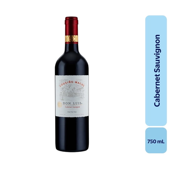Vino Cabernet Sauvignon Botella 750 mL Cousino Macul