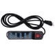thumbnail image 3 of Alargador con interruptor 5 Posiciones 3 Metros negro, 3 of 4