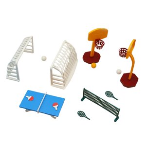 Bothyi - Casa De Muñecas Equipo Deportivo Simulación Fitness Juguete Accesorio Muebles