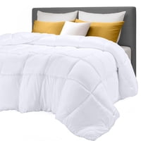 Utopia Bedding - Ropa De Cama Blanket Utopia, Tamaño Queen, Para Todas Las Estaciones, Blanca