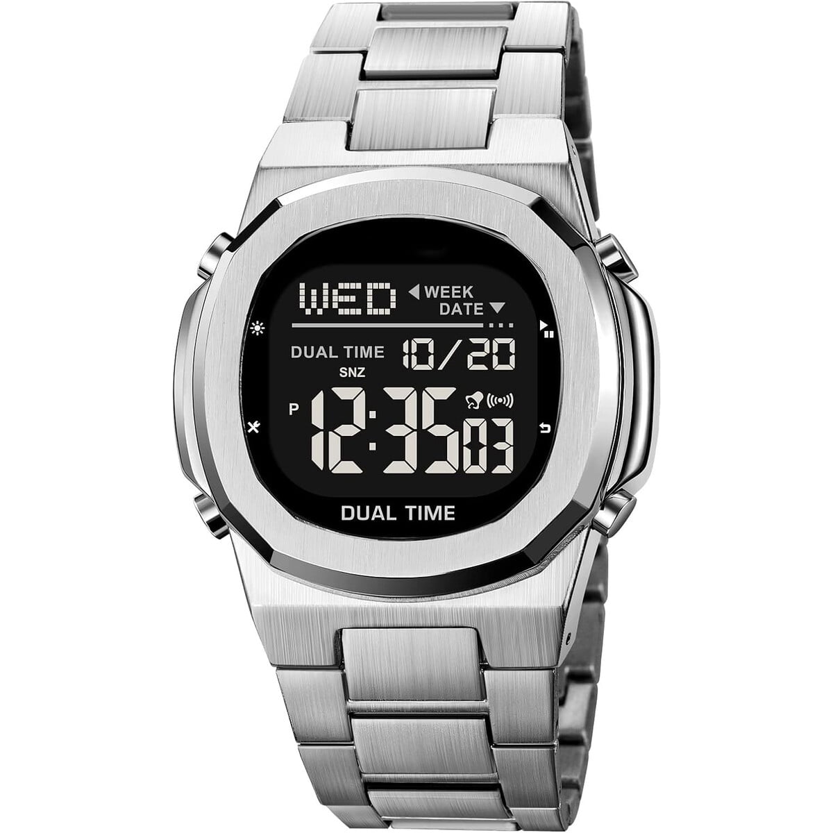 Reloj Multifuncional Reginald Hombre Acero Inoxidable Deportivo