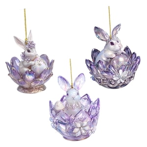 Bothyi - Colgante De Conejito, Adorno Plano 2D, Decoración Colgante Para Porches Familiares, Pared, 3 Uds.