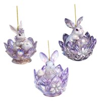 Bothyi - Colgante De Conejito, Adorno Plano 2D, Decoración Colgante Para Porches Familiares, Pared, 3 Uds.