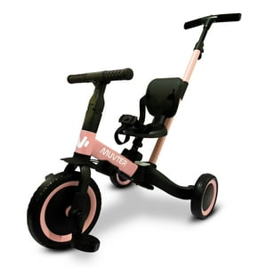 Mouvair - Triciclo Multifuncional 5 En 1 Muvter Ride Rosa