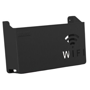 Bothyi - Estante Para Enrutador, Estantes Simples Montados En La Pared Para Sala De Estar, Decoración Del Hogar, Dormitorio, Negro