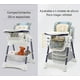 thumbnail image 4 of Silla De Comer Multiposiciones Con Ruedas Colorful LuBabycas, 4 of 7