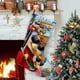 thumbnail image 1 of Alvin y las Ardillas Tema: Calcetines de Navidad, fino lino blanco para colgar en escaleras y chimenea, decoración navideña para el hogar, regalo de Navidad.54cm×38cm, 1 of 5