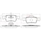 thumbnail image 3 of Pastillas Freno para auto Mercedes Benz GL450 2006-2012 Trasero, 3 of 4