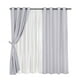 thumbnail image 1 of Set Cortina jqd Rustica 8pzas Argolla 140x220 Gris, 1 of 2