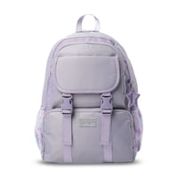 Mochila Niña Cluw Mediano Color Gris Totto