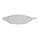 thumbnail image 2 of Bandeja Plato Decorativa Diseño De Hoja Blanca Con Negro, 2 of 8