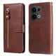 thumbnail image 5 of Funda con Cremallera para OPPO Reno 14F 5G, Carcasa Cartera de Cuero PU con Soporte y Tarjetero, 5 of 5