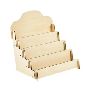 Magideal - Soporte De Exhibición De Tarjetas De Felicitación Para Exhibición De Artesanías Soporte De Exhibición De Calcomanías Para Vendedores Soporte De Exhibi 29X26X34Cm