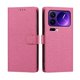 thumbnail image 2 of Funda Cartera de PU para Xiaomi 17 Pro con Tarjetas, Rojo Rosa, 2 of 6