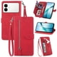 thumbnail image 1 of Funda FOXDOCK Cartera Piel Samsung Galaxy S26 Edge – Antirrobo RFID, Antigolpes – rojo, 1 of 6
