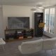 thumbnail image 1 of Living Combo Rack 58 Pulgadas Classic Caramero/Wengue + Bar, 1 of 7
