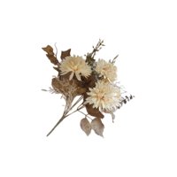 Vadell - Ramo De Crisantemos Envejecidos Crema 30Cm