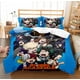 thumbnail image 1 of My Hero Academia Bedding Set Feather Duvet Cover Quilt Cover Pillowcase 3-Piece Bedding Set (1 Duvet Cover + 2 Pillow Shams), 1 of 5