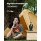 thumbnail image 2 of Ventilador de camping Gaiatop 4000 mAh con luz recargable de 3 velocidades, 2 of 3