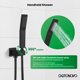 thumbnail image 4 of Alcachofa de ducha Shower System Gotonovo Rainfall Rain de 30 cm, color negro mate, 4 of 9