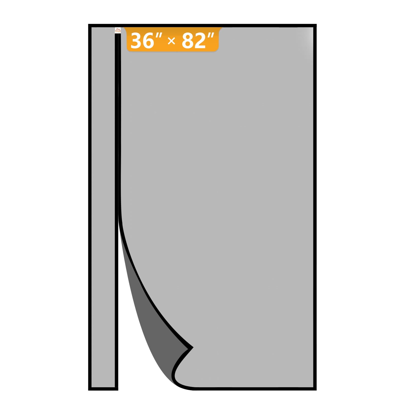 Puerta Mosquitera Magnética Yotache 38 X 83" Reversible Para Puerta De 36 X 82