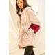 thumbnail image 4 of Chaqueta con Capucha de Lana de Manga Larga con Bloques de Color y Bolsillo, 4 of 7