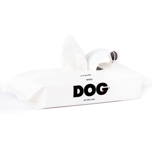 Toallitas para perros DOG by Dr. Lisa de base vegetal, 100% compostables, 960 unidades