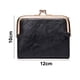 thumbnail image 2 of Monedero pequeño RFID para mujer, compacto, plegable, de piel, estilo vintage, con cremallera y cierre de boquilla., 2 of 6