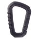 thumbnail image 1 of Mosquetón ASP de Polímero 8,9 cm Negro 125 kg de carga, 1 of 1