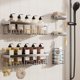 thumbnail image 1 of Cesta de Ducha Veken 5‑Piezas – Organizador de Baño Plateado, 1 of 8