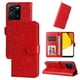 thumbnail image 2 of Funda tipo cartera FOXDOCK para Vivo Y35 4G , diseño girasol en relieve, cuero PU, cierre magnético, soporte y tarjetero, 2 of 5
