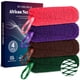 thumbnail image 1 of Esponja de Baño FUTRICREAT Pack de 4 (Coral/Morado/Marrón/Verde), 1 of 7