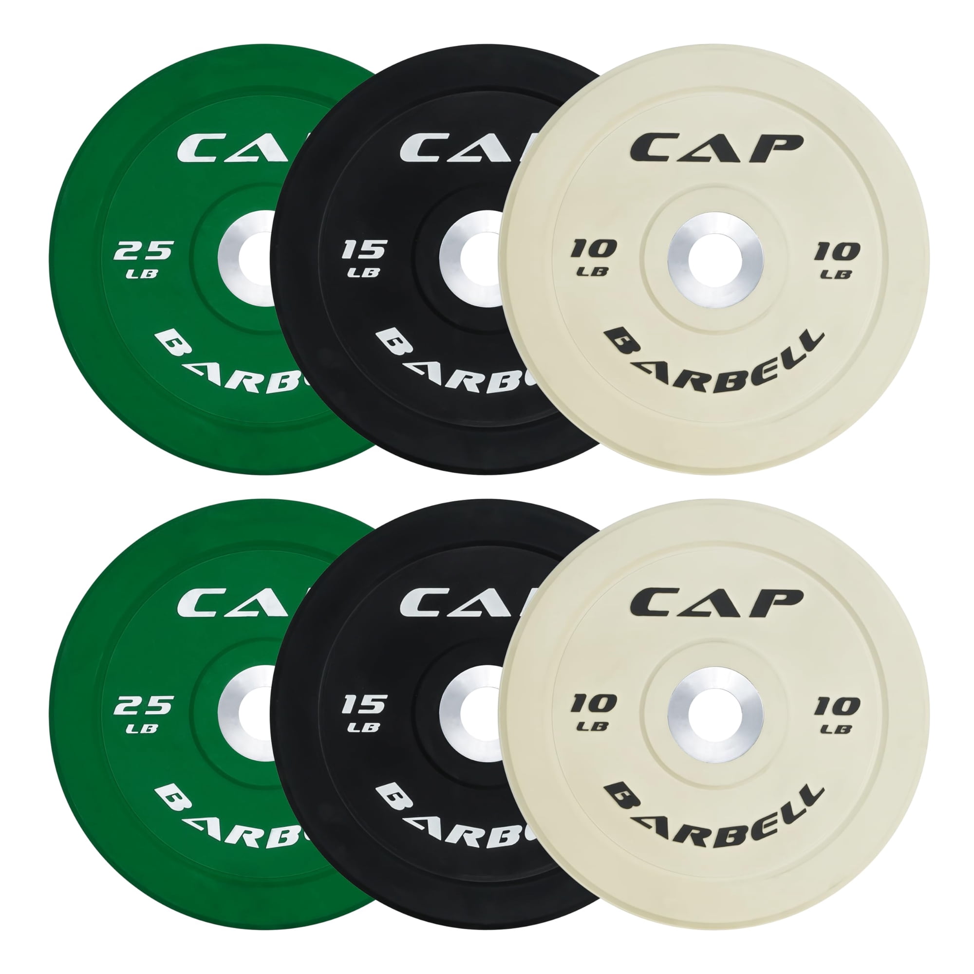 Set De Discos Olímpicos De Competencia Cap Barbell De 100 Lb