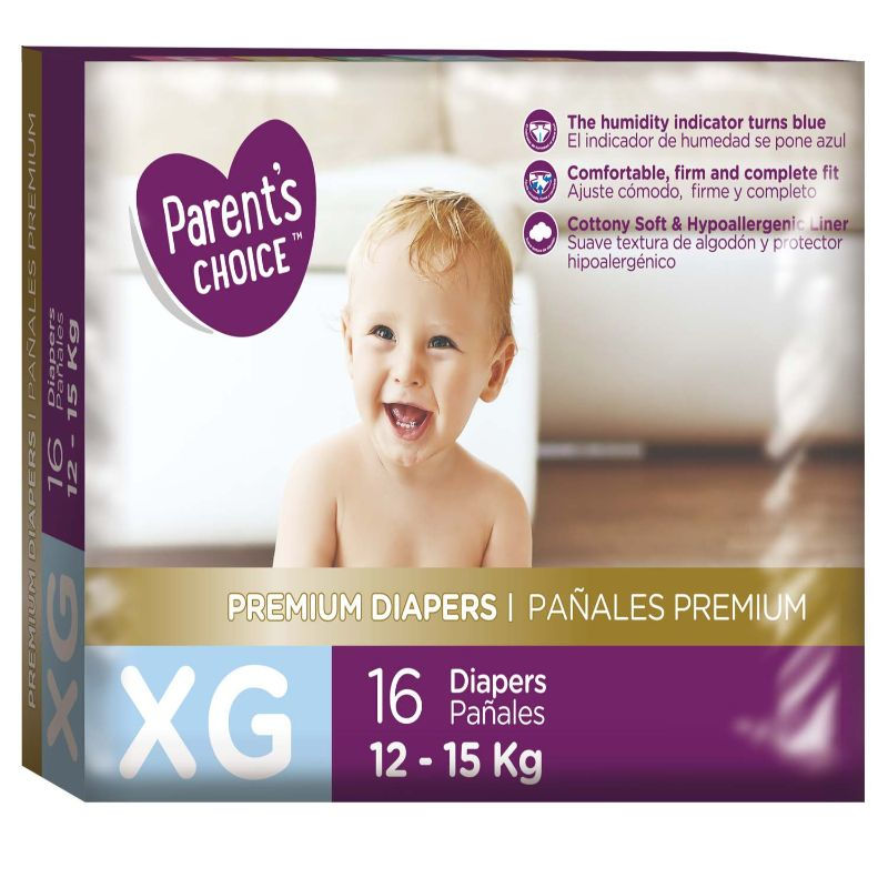 Pañales Premium Xg 16 un Parent's Choice