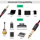 thumbnail image 2 of Cable de audio SHULIANCABLE de 3,5 mm macho a 6,35 mm macho TRS 2 m, 2 of 7