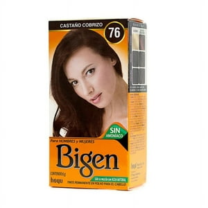 Bigen - Tinte Permanente En Polvo Sin Amoníaco Castaño Cobrizo 76 6Gr