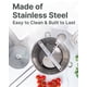 thumbnail image 3 of Food Mill The Hungry Artisan de acero inoxidable con 3 discos, 3 of 7