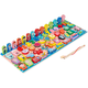 thumbnail image 2 of Juego De Pesca Tablero Didáctico Madera Animales Frutas +36m, 2 of 10