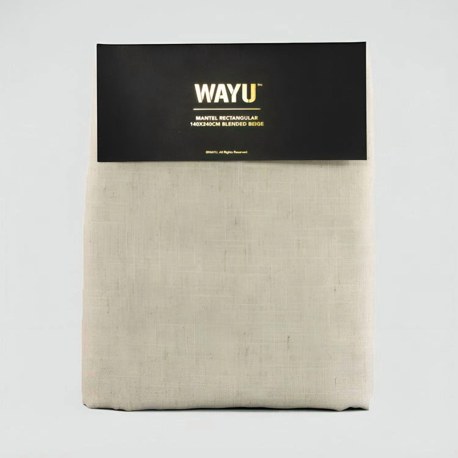 Wayu - Mantel Rectangular 140 X 240cm Lino Blended Beige