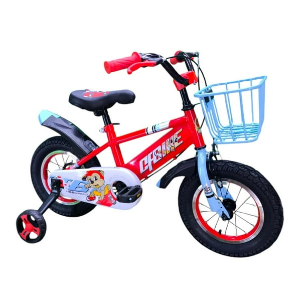 Bicicleta Aro 12 Infantil Cfbike Rojo/Celeste Lider